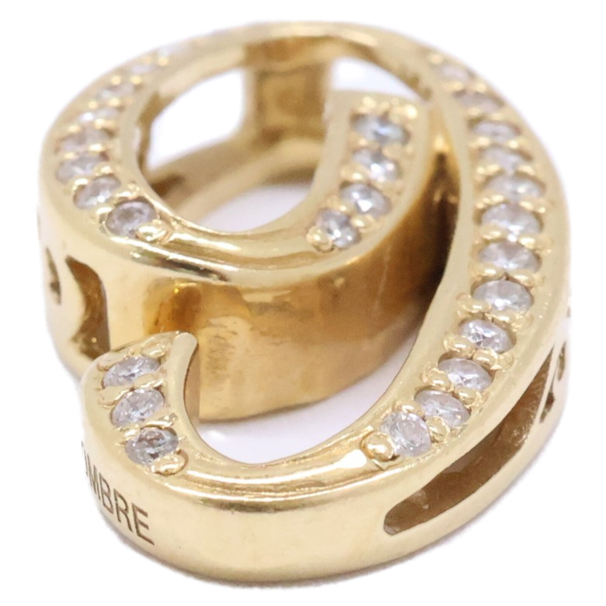 NOMBRE ノンブル 【美品】K18 0.18 No.9 ダイヤモンド ペンダントトップ