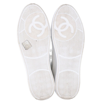 CHANEL シャネル 美品 G46734 ココマーク レザースニーカー シューズ