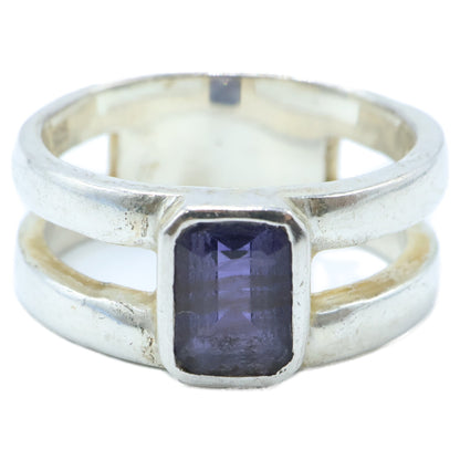 HASH. ハッシュ 925 IOLITE RECTANGLE RING アイオライト レクタングル リング 指輪