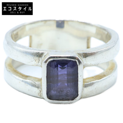 HASH. ハッシュ 925 IOLITE RECTANGLE RING アイオライト レクタングル リング 指輪