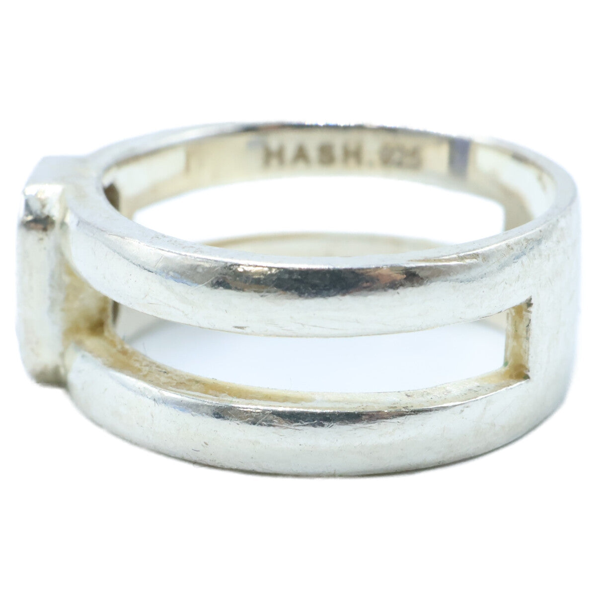 HASH. ハッシュ 925 IOLITE RECTANGLE RING アイオライト レクタングル リング 指輪