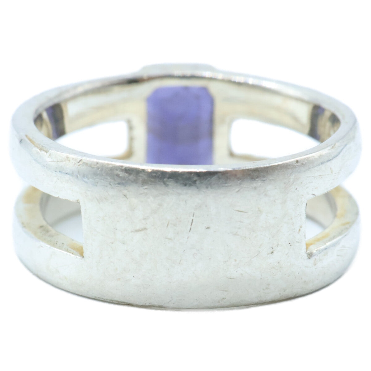 HASH. ハッシュ 925 IOLITE RECTANGLE RING アイオライト レクタングル リング 指輪