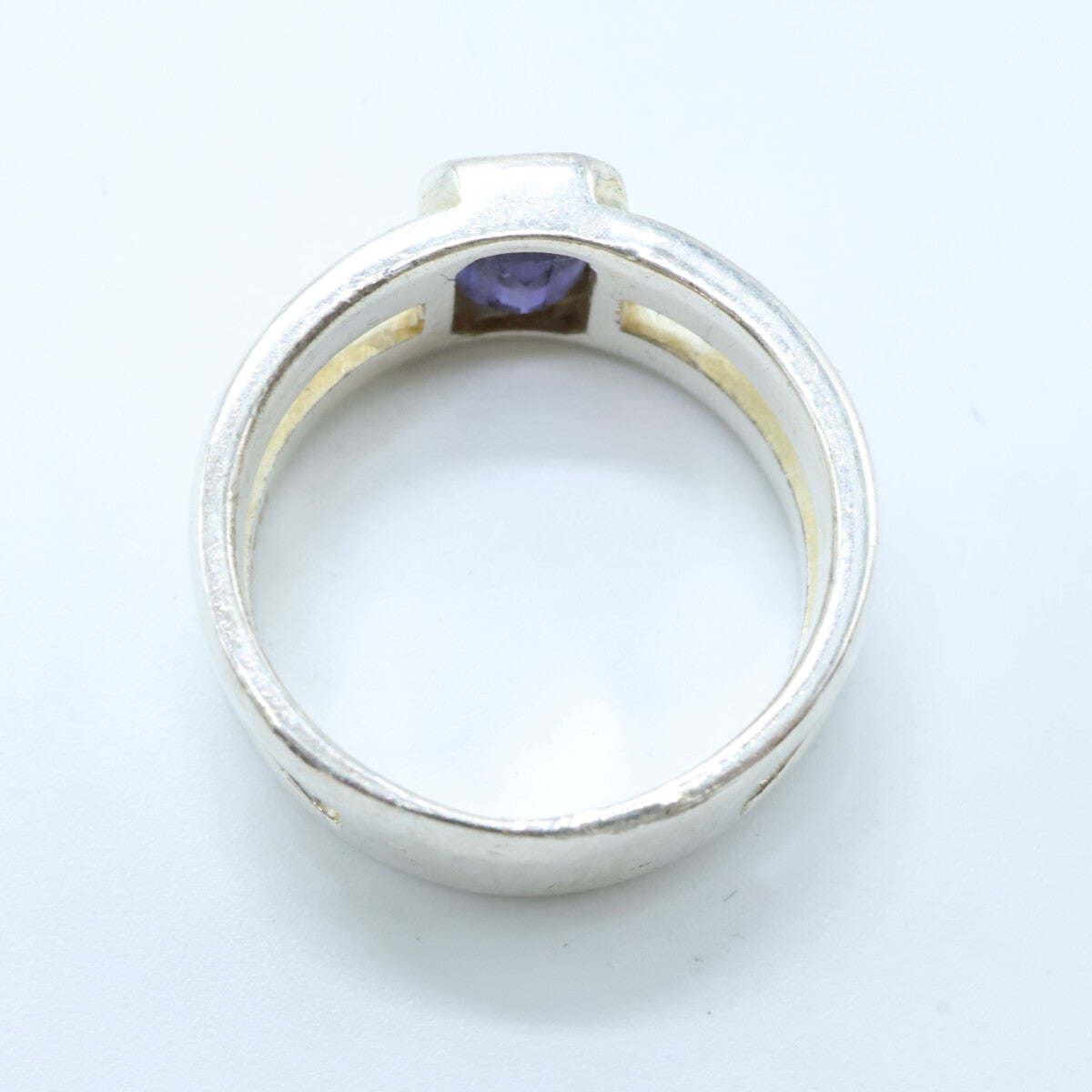 HASH. ハッシュ 925 IOLITE RECTANGLE RING アイオライト レクタングル リング 指輪