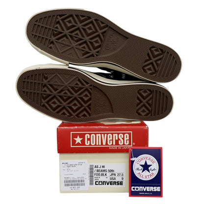 converse コンバース 未使用 50thモデル オールスター ハイカット スニーカー シューズ メンズ ブラック 27.5cm シューズ