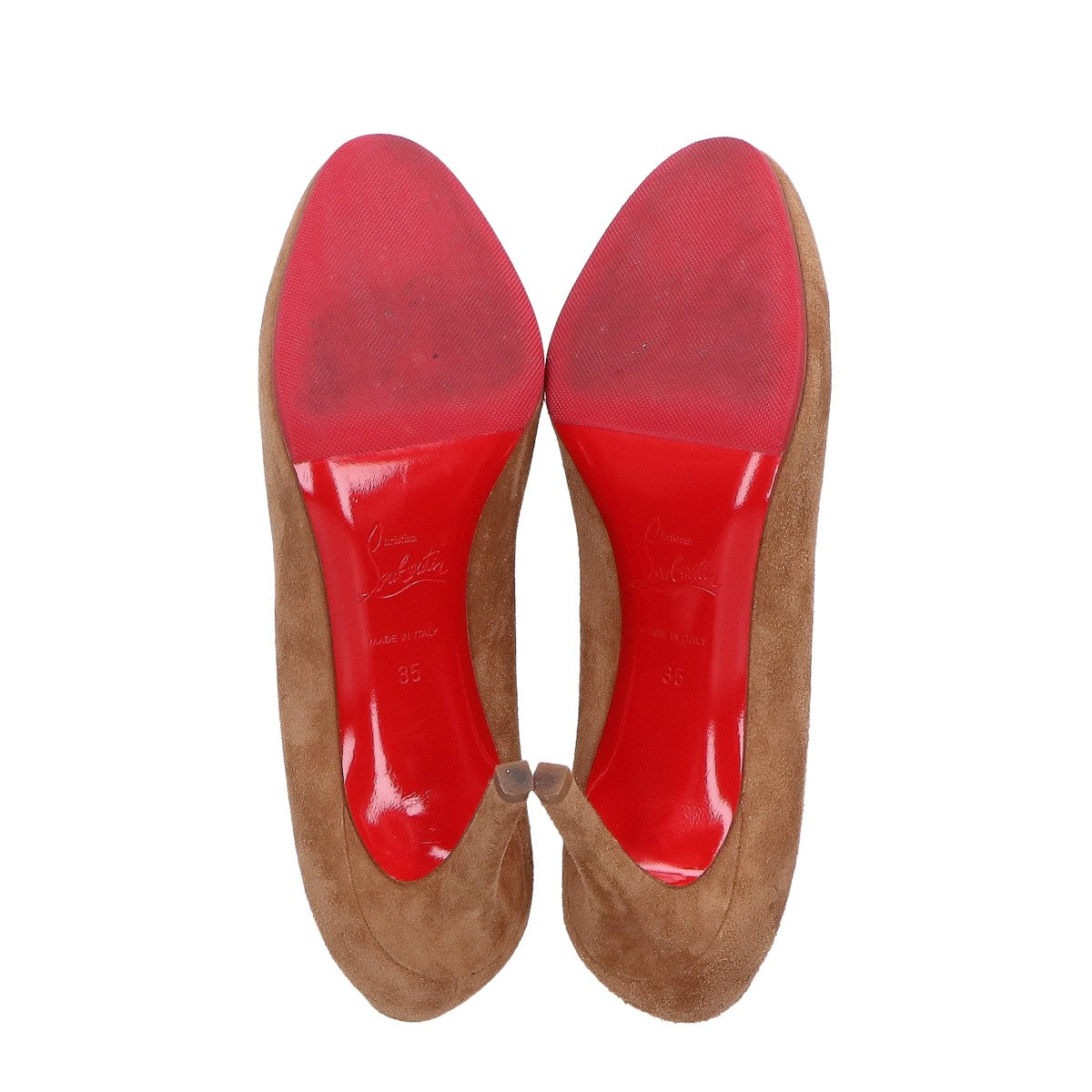 CHRISTIAN LOUBOUTIN クリスチャンルブタン 【美品】スエード アーモンドトゥ パンプス シューズ