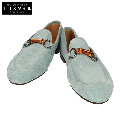 GUCCI グッチ 【美品】368435 スエード バンブー ホースビット ローファー シューズ シューズ