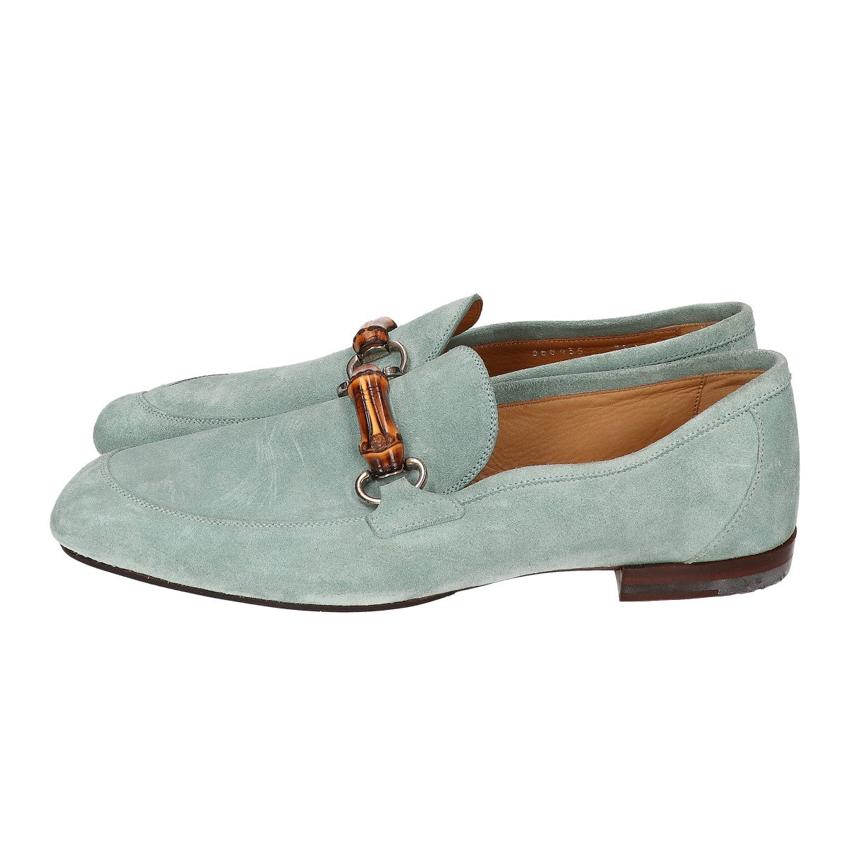 GUCCI グッチ 【美品】368435 スエード バンブー ホースビット ローファー シューズ シューズ