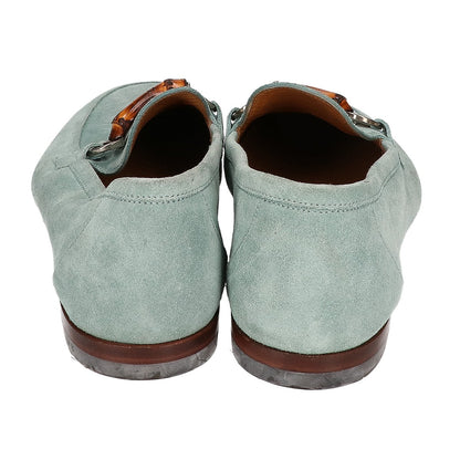 GUCCI グッチ 【美品】368435 スエード バンブー ホースビット ローファー シューズ シューズ