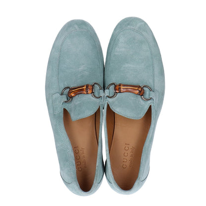 GUCCI グッチ 【美品】368435 スエード バンブー ホースビット ローファー シューズ シューズ