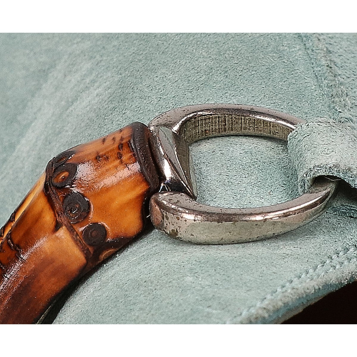 GUCCI グッチ 【美品】368435 スエード バンブー ホースビット ローファー シューズ シューズ