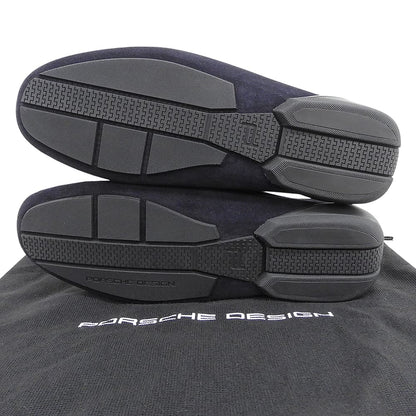 PORSCHE DESIGN ポルシェデザイン 美品 ドライビングシューズ メンズ スエードレザー ネイビー 41.5 シューズ