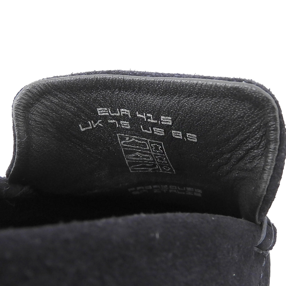 PORSCHE DESIGN ポルシェデザイン 美品 ドライビングシューズ メンズ スエードレザー ネイビー 41.5 シューズ