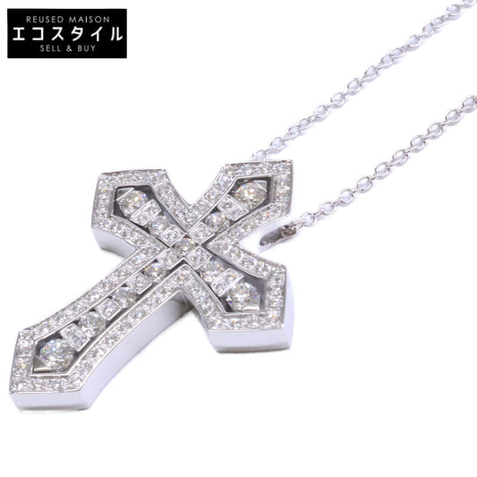 DAMIANI ダミアーニ 新品仕上げ済み 20089534 750WG ベルエポック クラウン Lサイズ ダイヤモンド ネックレス