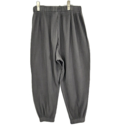 HOMME PLISSE ISSEY MIYAKE オムプリッセ イッセイミヤケ HP91JF116 グレー プリーツジョガーパンツ ボトムス
