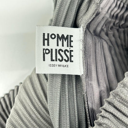 HOMME PLISSE ISSEY MIYAKE オムプリッセ イッセイミヤケ HP91JF116 グレー プリーツジョガーパンツ ボトムス