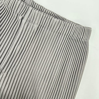 HOMME PLISSE ISSEY MIYAKE オムプリッセ イッセイミヤケ HP91JF116 グレー プリーツジョガーパンツ ボトムス