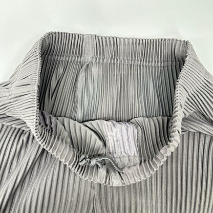 HOMME PLISSE ISSEY MIYAKE オムプリッセ イッセイミヤケ HP91JF116 グレー プリーツジョガーパンツ ボトムス