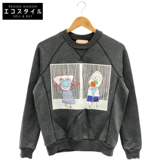 Plan C プランシー FLCJB56S86TF002 グレー ラグランスリーブ ボンディングシャツ トップス