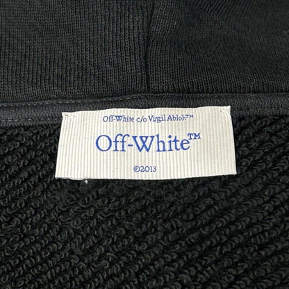 OFF-WHITE オフホワイト OMBE015F24FLE004 ウィザード アップリケ ジップアップフーディ トップス