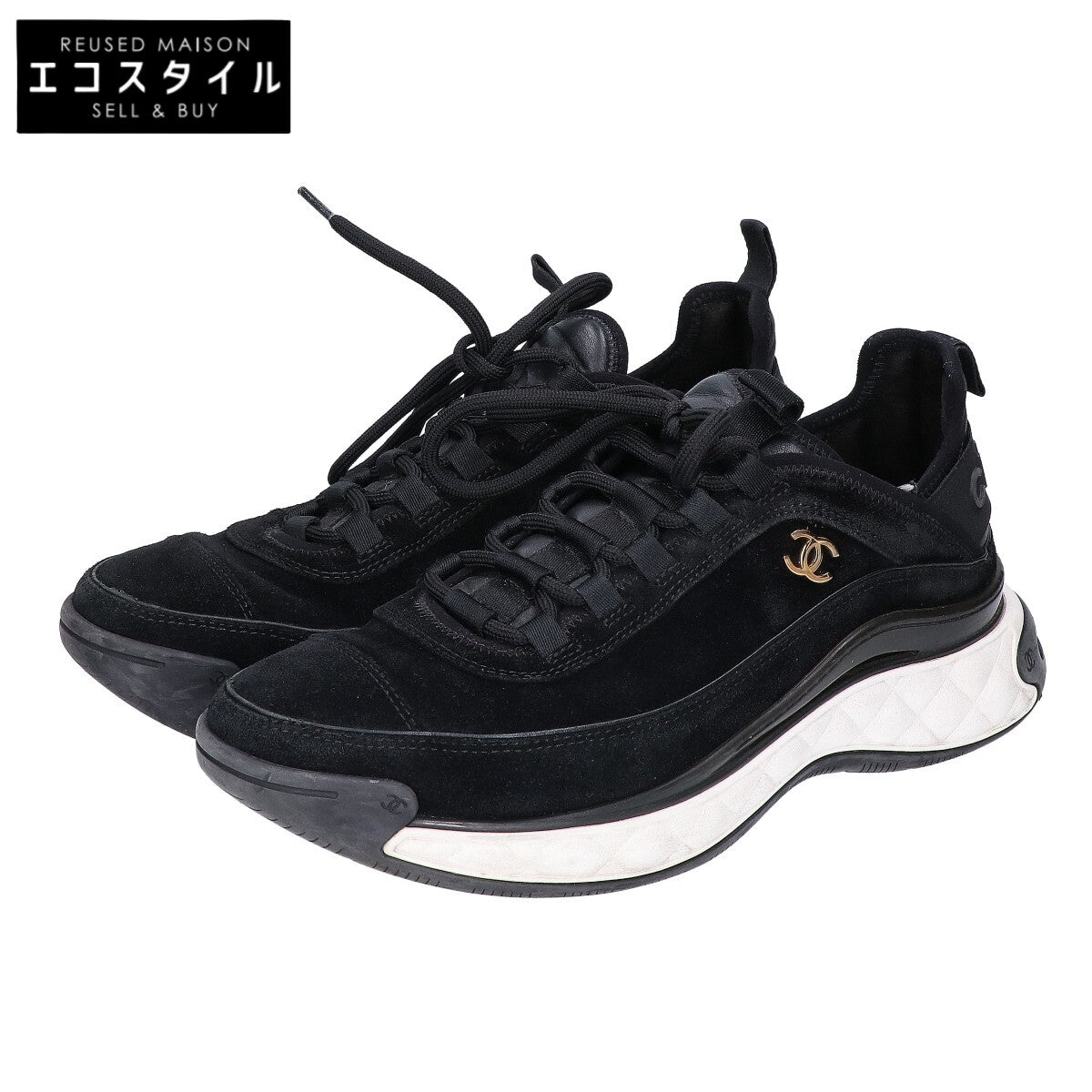 CHANEL シャネル G45332 LOW TOP TRAINER スニーカー シューズ