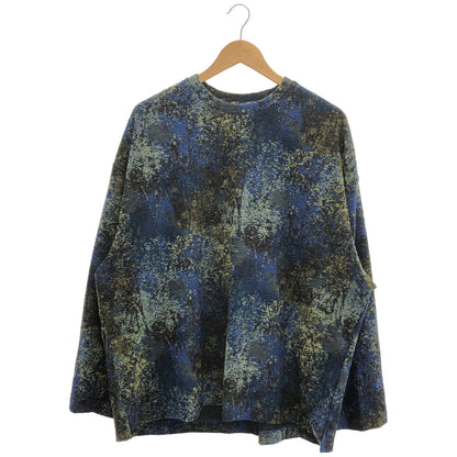 MAISON SPECIAL メゾンスペシャル 11212411305 ブルー系 アブストラクトパイルジャガードプライムオーバーTシャツ トップス