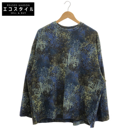 MAISON SPECIAL メゾンスペシャル 11212411305 ブルー系 アブストラクトパイルジャガードプライムオーバーTシャツ トップス