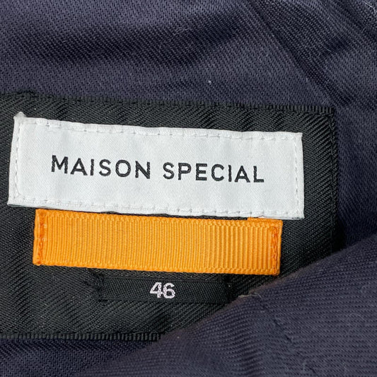 MAISON SPECIAL メゾンスペシャル 11202461311 ブルー チェック コットンパンツ ボトムス