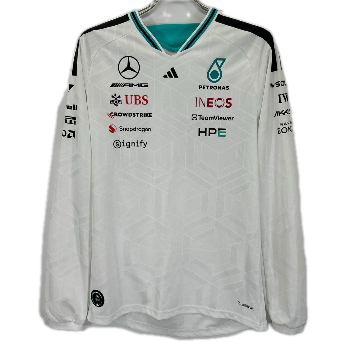 adidas アディダス メルセデス AMG ペトロナス F1チーム ドライバージャージ ロンT トップス