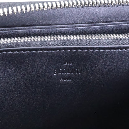 berluti ベルルッティ 新品同様 ヴェネチア カーフレザー イタウバ ロングジップウォレット 長財布（小銭入れあり）