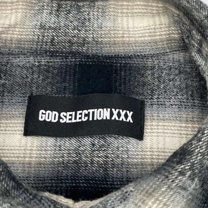 GOD SELECTION XXX ゴッドセレクショントリプルエックス チェック柄 コットンフランネルシャツ トップス