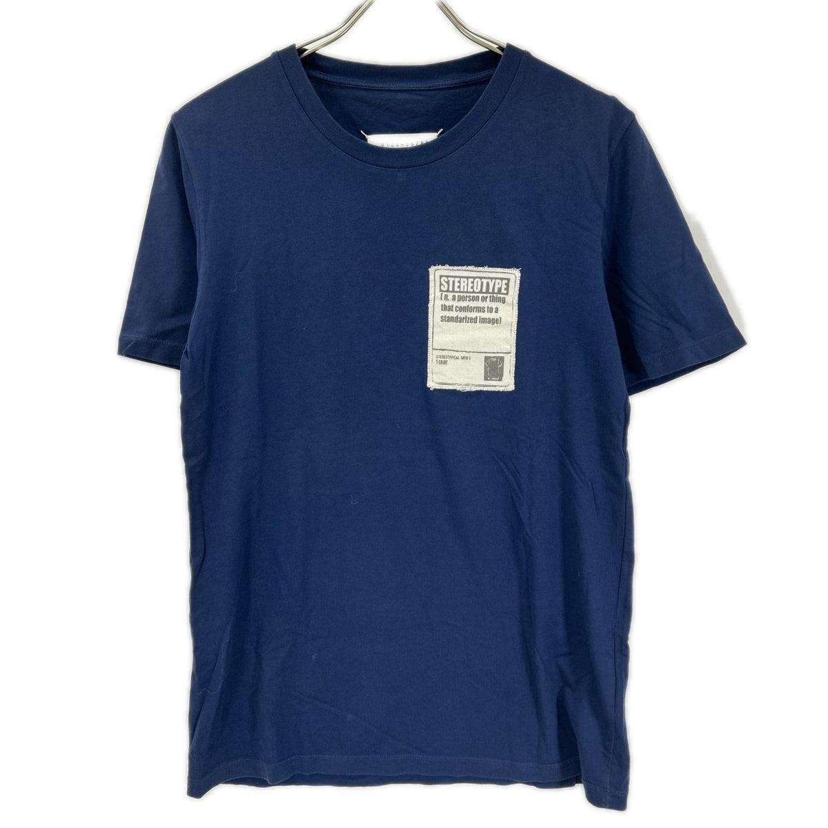 Maison margiela メゾンマルジェラ 18SS S50GC0499 ネイビー STEREOTYPE T-SHIRT Tシャツ トップス