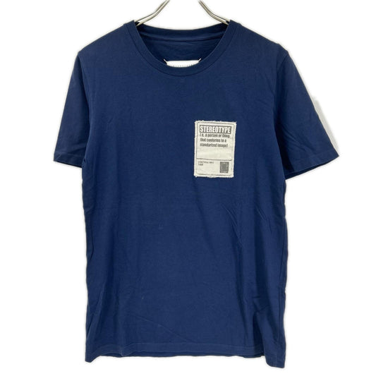 Maison margiela メゾンマルジェラ 18SS S50GC0499 ネイビー STEREOTYPE T-SHIRT Tシャツ トップス