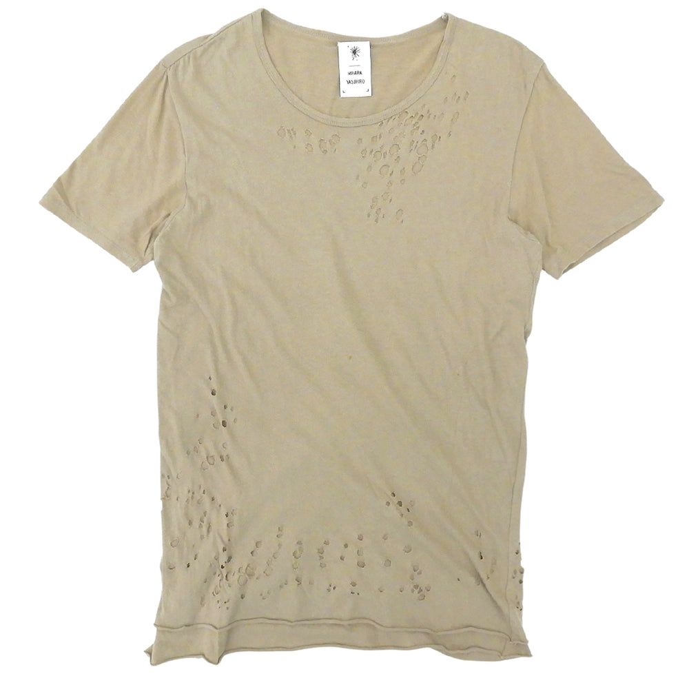 MIHARAYASUHIRO ミハラヤスヒロ ダブルレイヤード ダメージ加工 Tシャツ トップス レディース ブラウン系 44 81643844 トップス