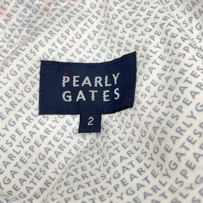 PEARLY GATES パーリーゲイツ 055-0232608 ネイビー×レッド ワニ柄 ハーフパンツ ボトムス