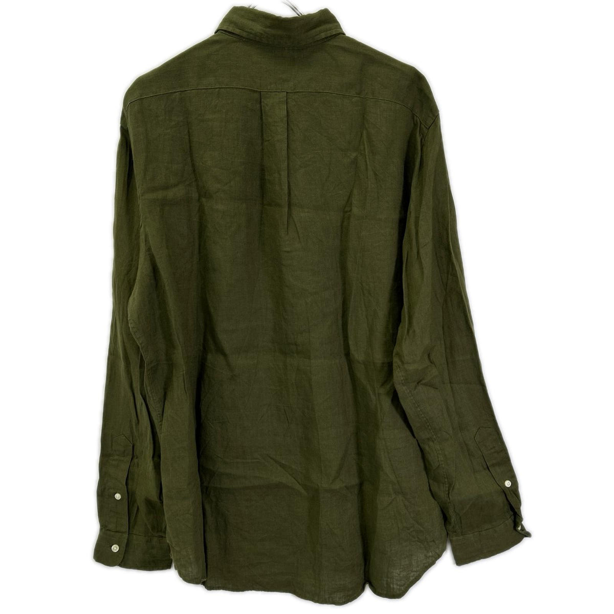 POLObyRalphLauren ポロラルフローレン グリーン クラシックフィット リネン BDシャツ トップス