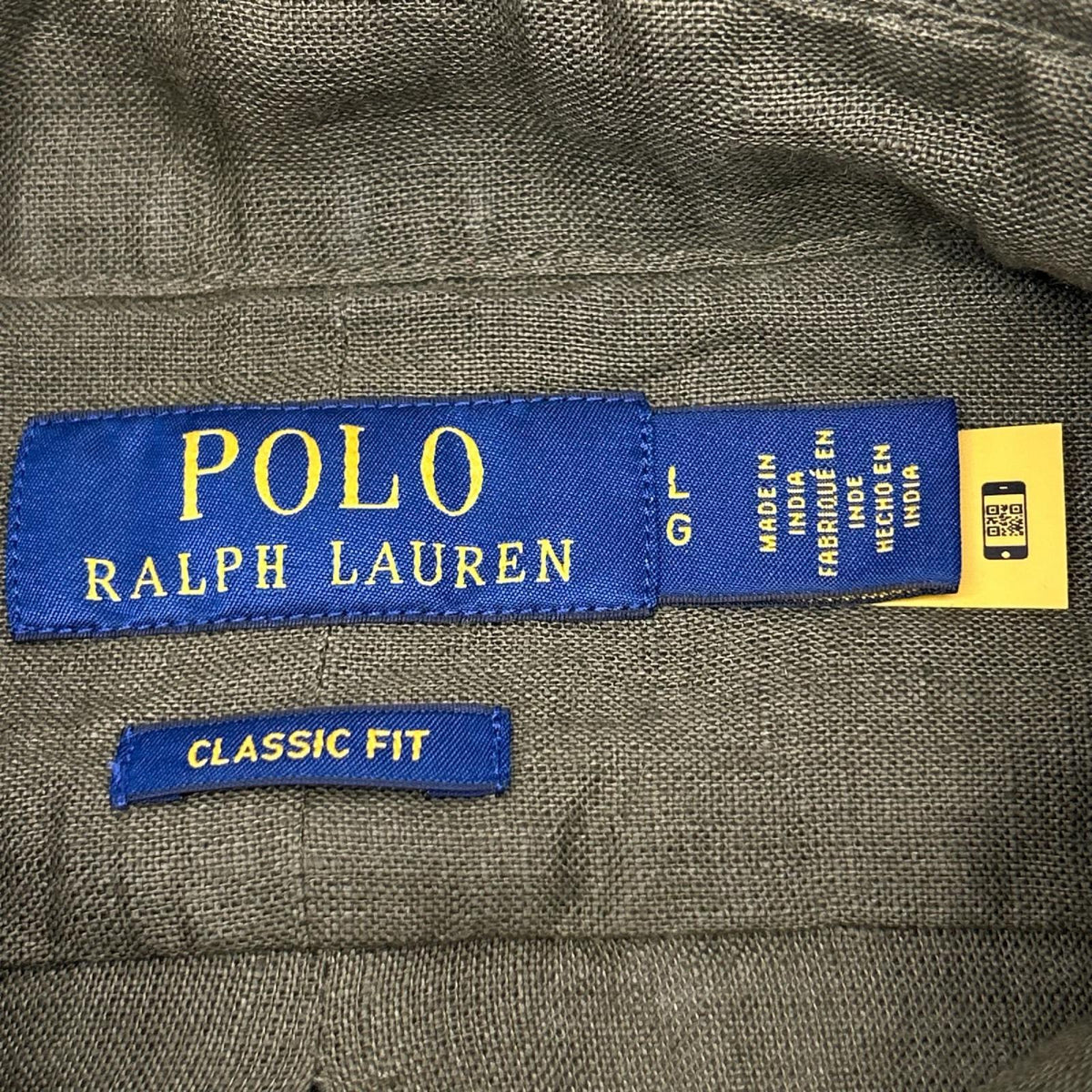 POLObyRalphLauren ポロラルフローレン グリーン クラシックフィット リネン BDシャツ トップス