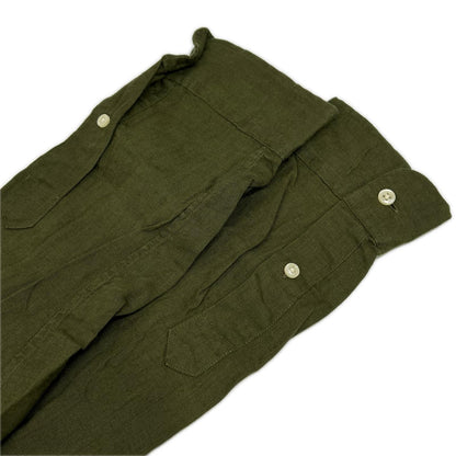 POLObyRalphLauren ポロラルフローレン グリーン クラシックフィット リネン BDシャツ トップス