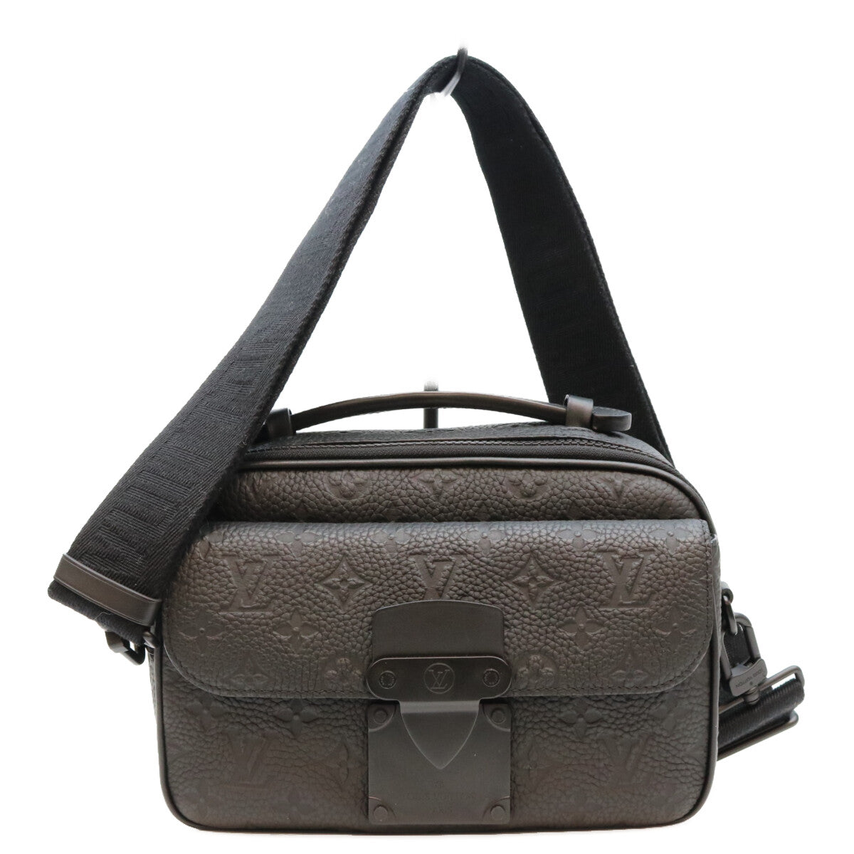 LOUIS VUITTON ルイヴィトン M58489 ブラック モノグラムトリヨン Sロックメッセンジャー ショルダーバッグ ショルダーバッグ