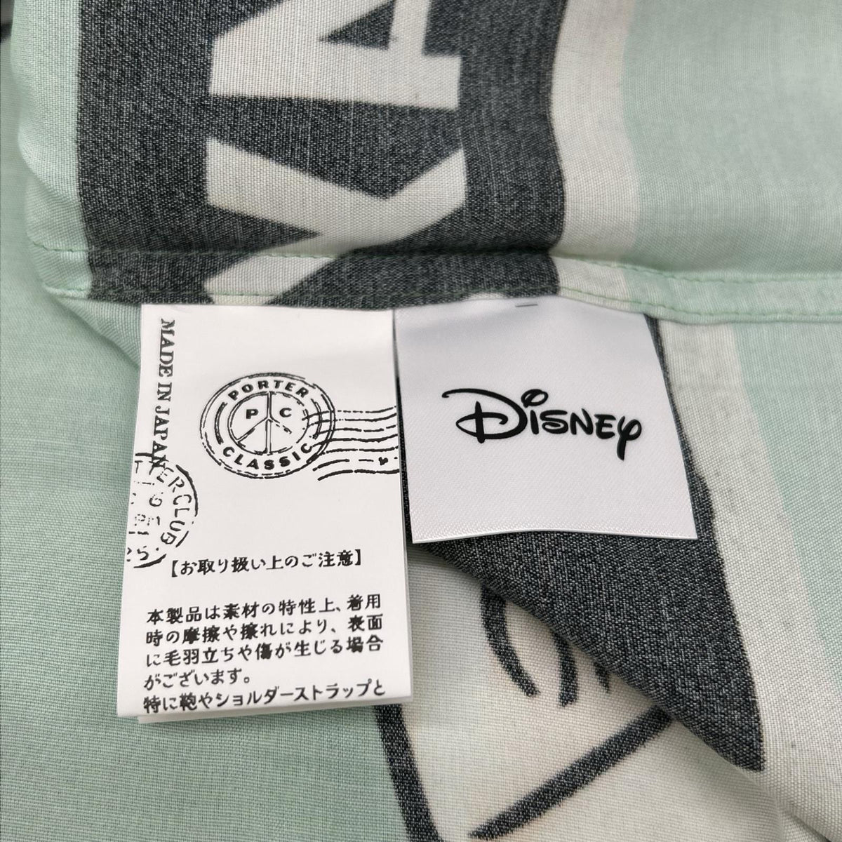 Porter Classic ポータークラシック DP-024-3965-0080-0012 ×DISNEY グリーン 開襟シャツ トップス