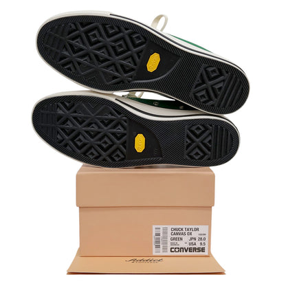 converse コンバース 新品同様 チャック テーラー キャンバス OX ローカット スニーカー シューズ メンズ グリーン 28cm 1SD399 シューズ
