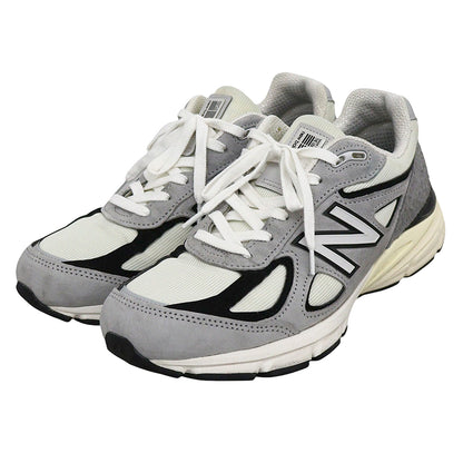 NEW BALANCE ニューバランス 美品 スニーカー シューズ メンズ グレー×ブラック 27cm U990TG4 シューズ