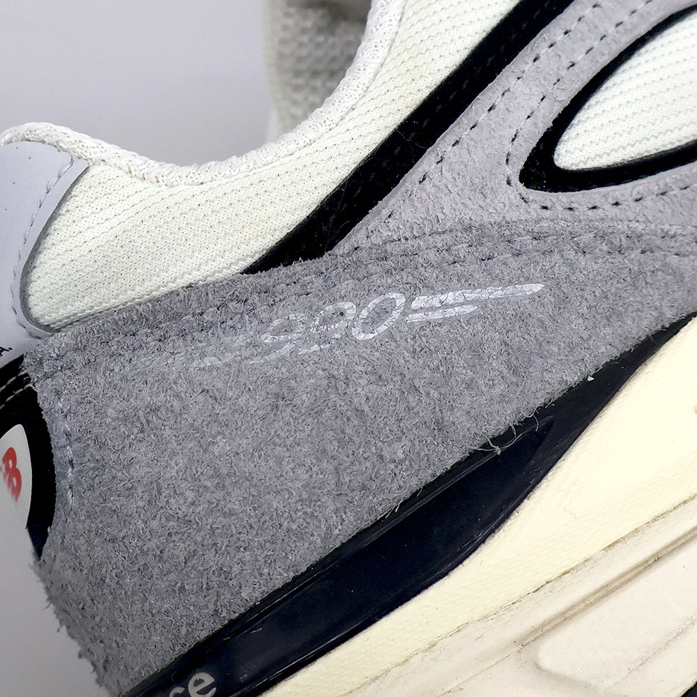 NEW BALANCE ニューバランス 美品 スニーカー シューズ メンズ グレー×ブラック 27cm U990TG4 シューズ