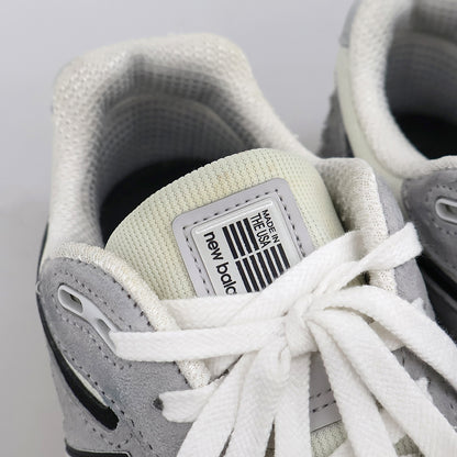 NEW BALANCE ニューバランス 美品 スニーカー シューズ メンズ グレー×ブラック 27cm U990TG4 シューズ