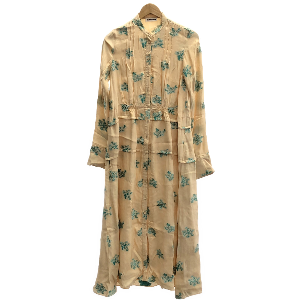 JILSANDER ジルサンダー 20AW フローラル エンブロイダリー マキシ丈ワンピース トップス