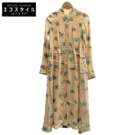 JILSANDER ジルサンダー 20AW フローラル エンブロイダリー マキシ丈ワンピース トップス