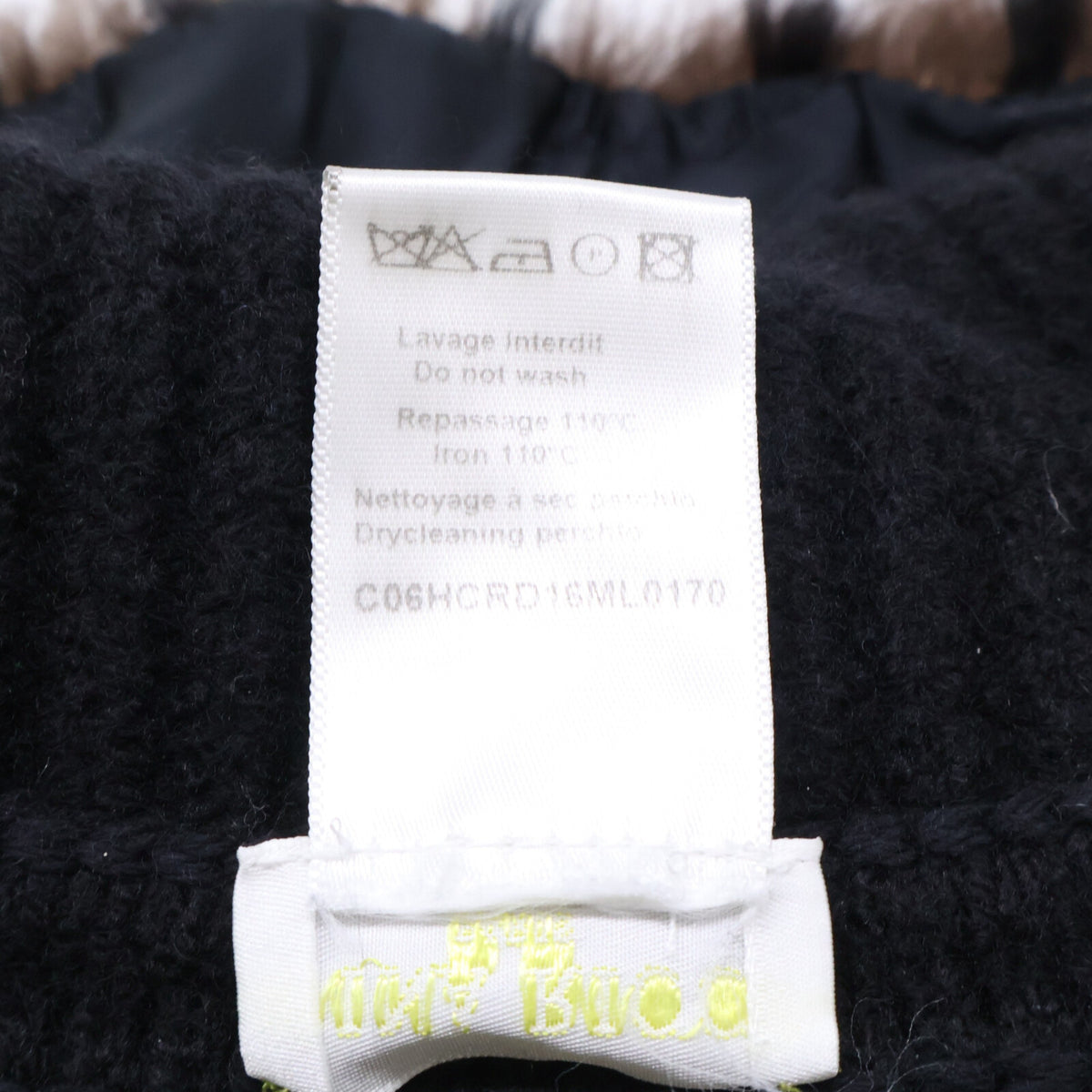 NINARICCI ニナリッチ ファーカラー ダブルブレスト ニットポンチョ ジャケット