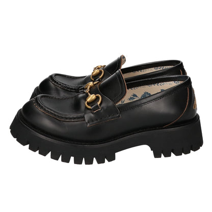 GUCCI グッチ 【美品】577236 DS800 1000 ラグソール ホースビット ローファー シューズ