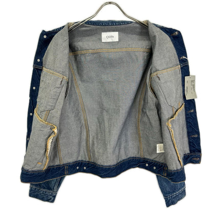 CIOTA シオタ JKLM-306-PIMDBL-D ミディアムダークブルー ダメージ加工 4 Pocket Denim Jacket ジャケット