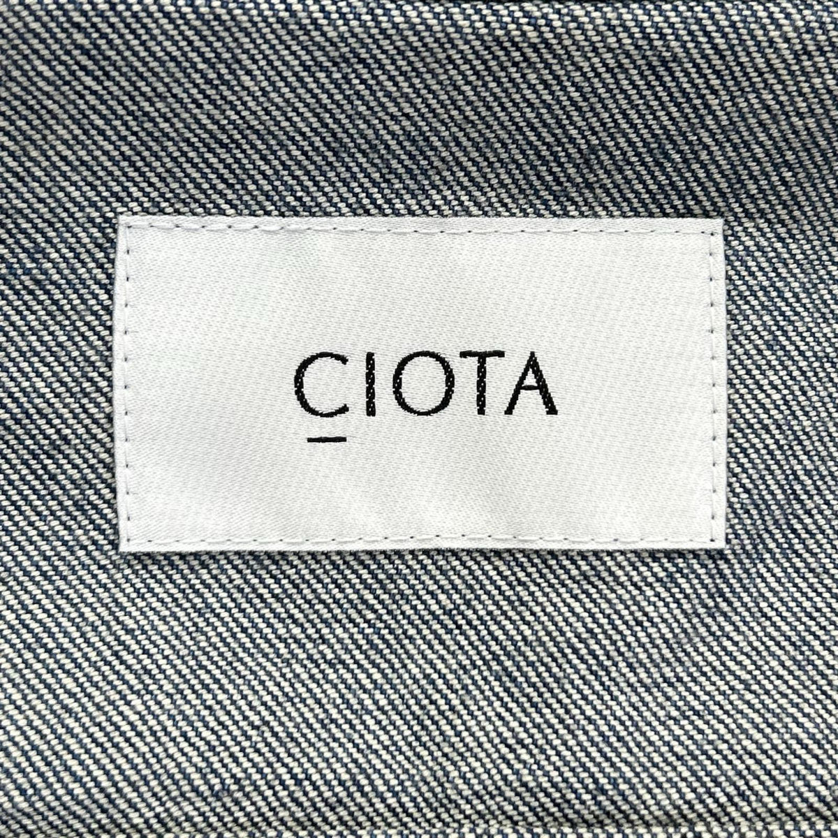 CIOTA シオタ JKLM-306-PIMDBL-D ミディアムダークブルー ダメージ加工 4 Pocket Denim Jacket ジャケット