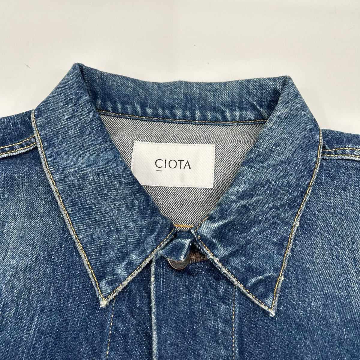 CIOTA シオタ JKLM-306-PIMDBL-D ミディアムダークブルー ダメージ加工 4 Pocket Denim Jacket ジャケット